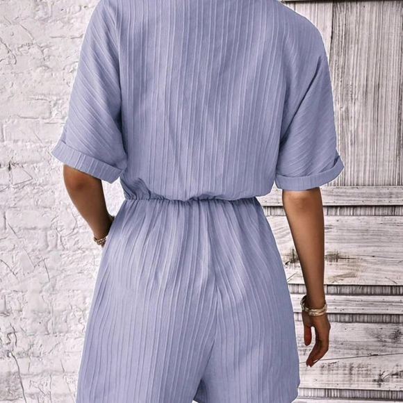 Women's Purple Romper - Picture 2 of 3